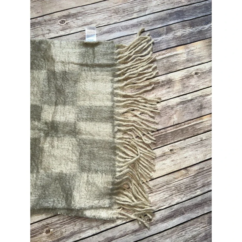 Women's Madewell Brushed Pastel Plaid Scarf 78 1/2